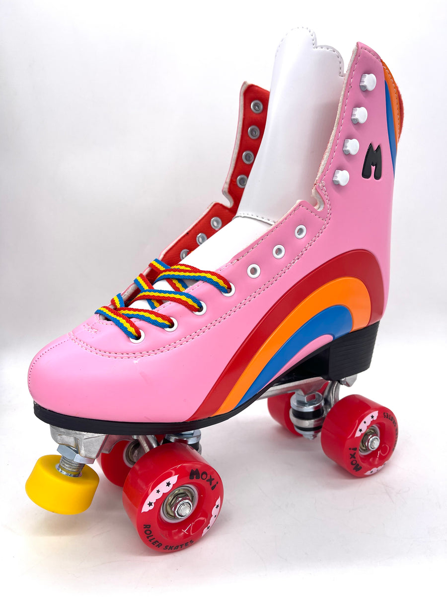 Moxi Pink Leopard buy Roller Skates Size 6