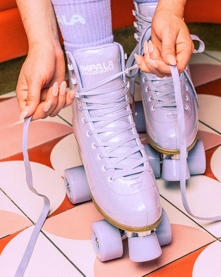Impala Roller Skate LILAC GLITTER Pigeon's Roller Skate Shop