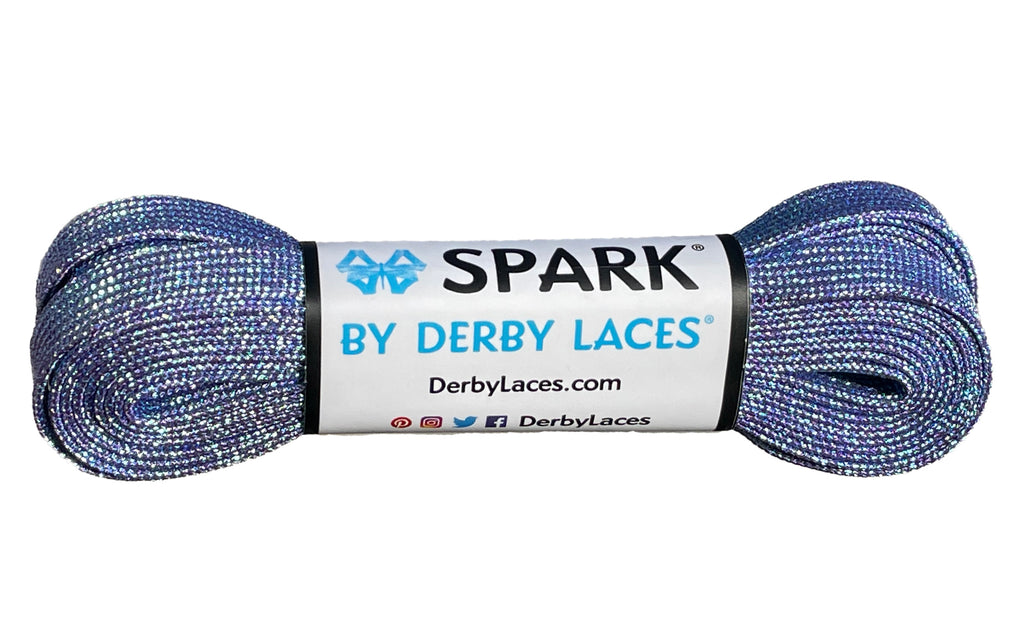 Spark by Derby Laces - ARCTIC BLUE MIRAGE 96" - Pigeon's Roller Skate Shop