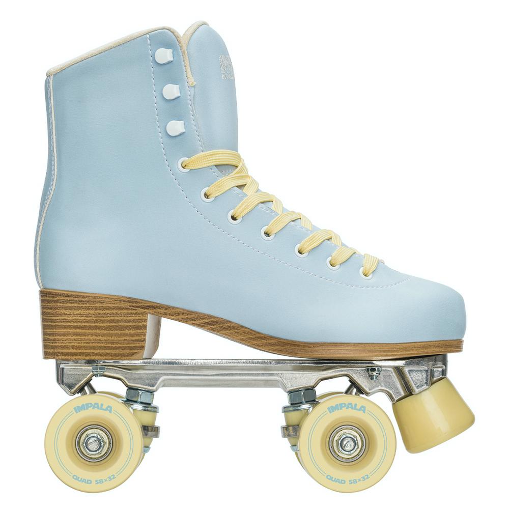 Impala Roller Skates - SKY BLUE/YELLOW - Pigeon's Roller Skate Shop