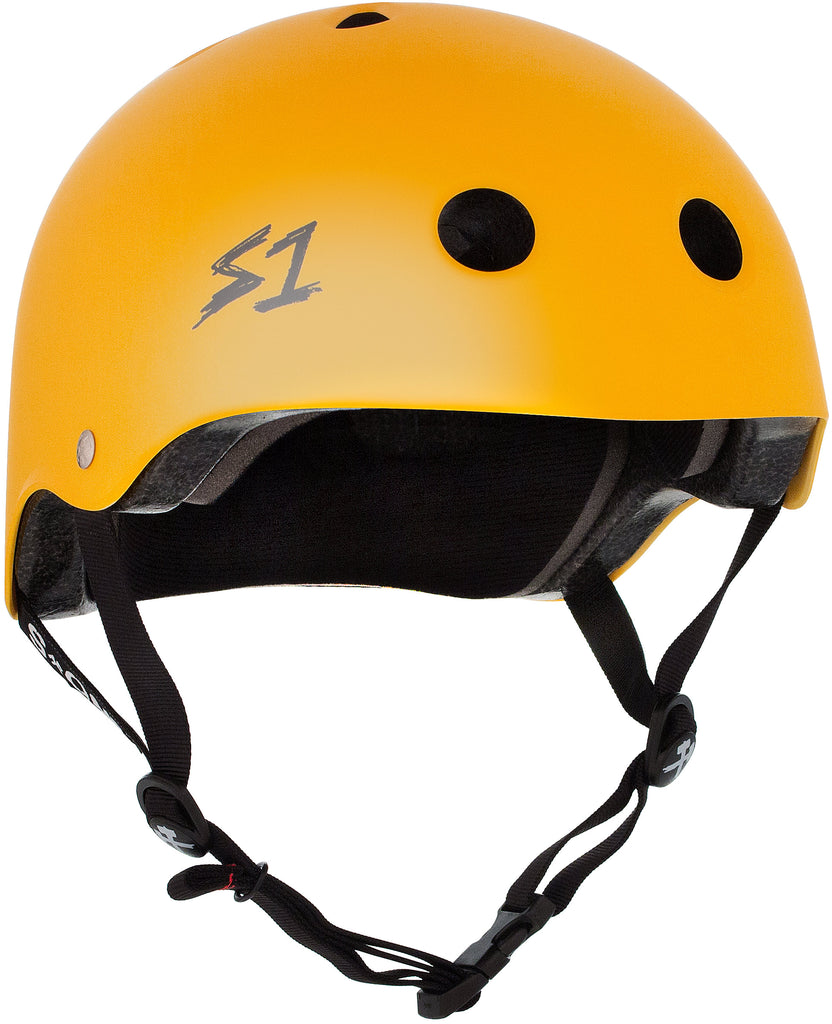 S1 Lifer Helmet - Yellow Matte - Pigeon's Roller Skate Shop
