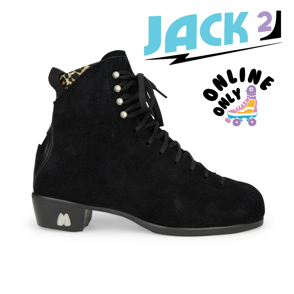 Moxi Jack 2 BLACK - BOOT ONLY - Pigeon's Roller Skate Shop