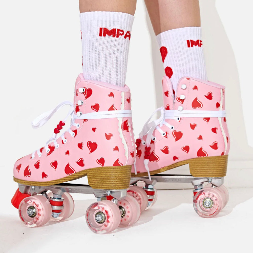 Impala Roller Skates- FALLING HEARTS - Pigeon's Roller Skate Shop