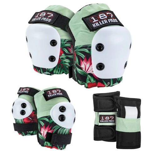 187 6-Pack Pad Set - HIBISCUS - Pigeon's Roller Skate Shop
