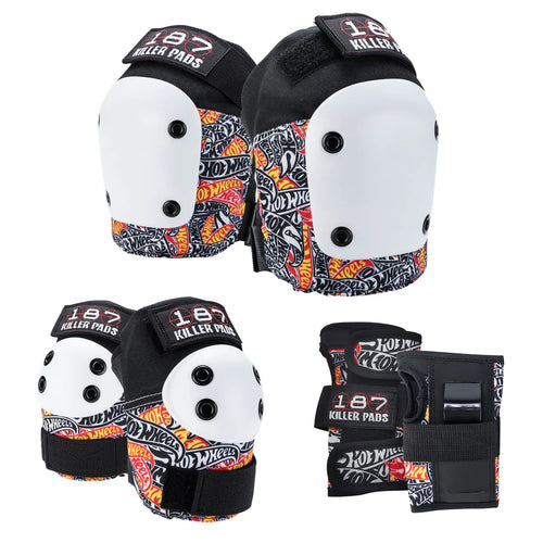 187 6-Pack Pad Set - HOT WHEELS ™ S/M - Pigeon's Roller Skate Shop