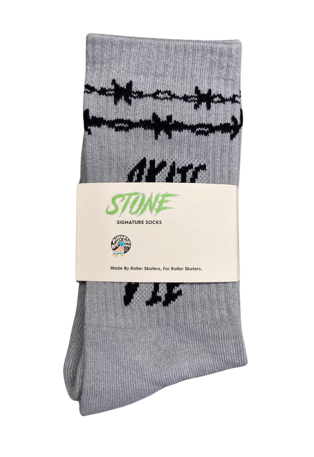 Pigeon's Performance Skate Socks - STONE PRO SKATE & DIE SOCK - Pigeon's Roller Skate Shop