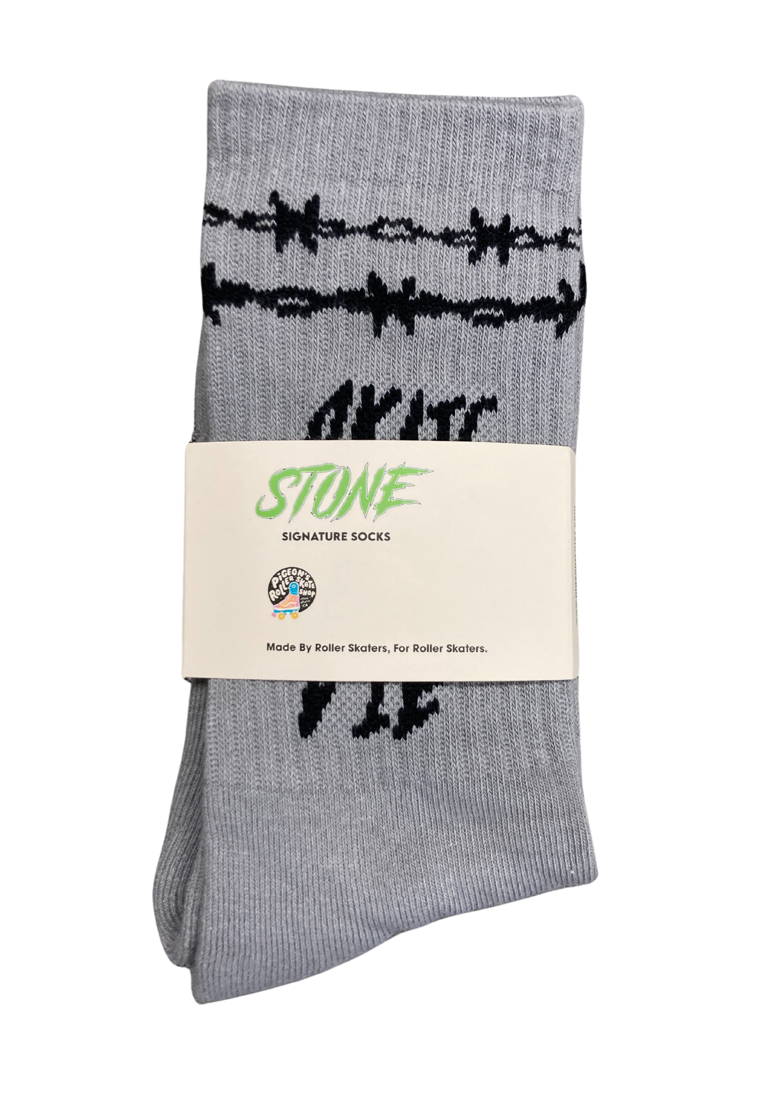 Pigeon's Performance Skate Socks - STONE PRO SKATE & DIE SOCK - Pigeon's Roller Skate Shop