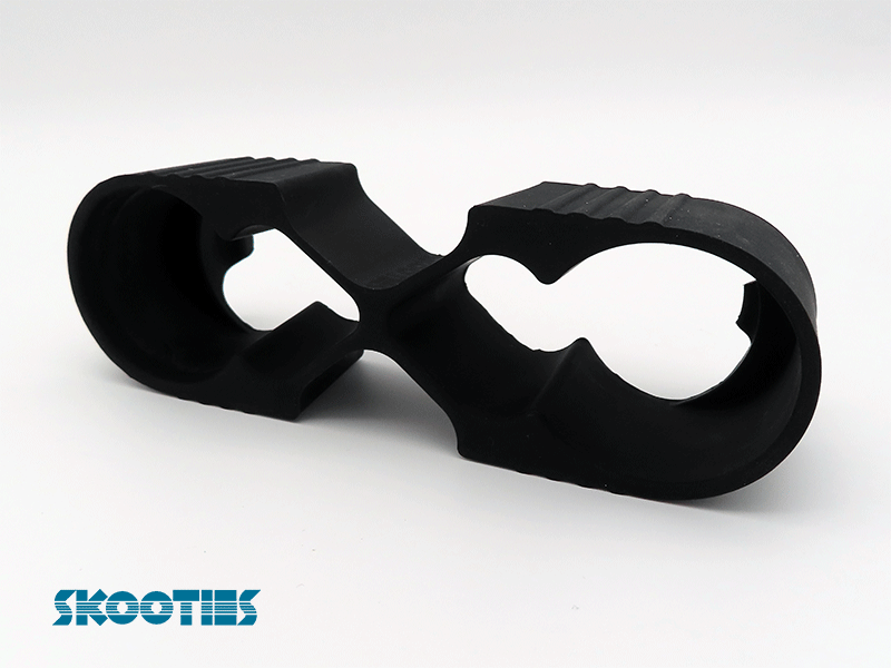 Skooties Silicon Wheel Locks - BLACK - Pigeon's Roller Skate Shop