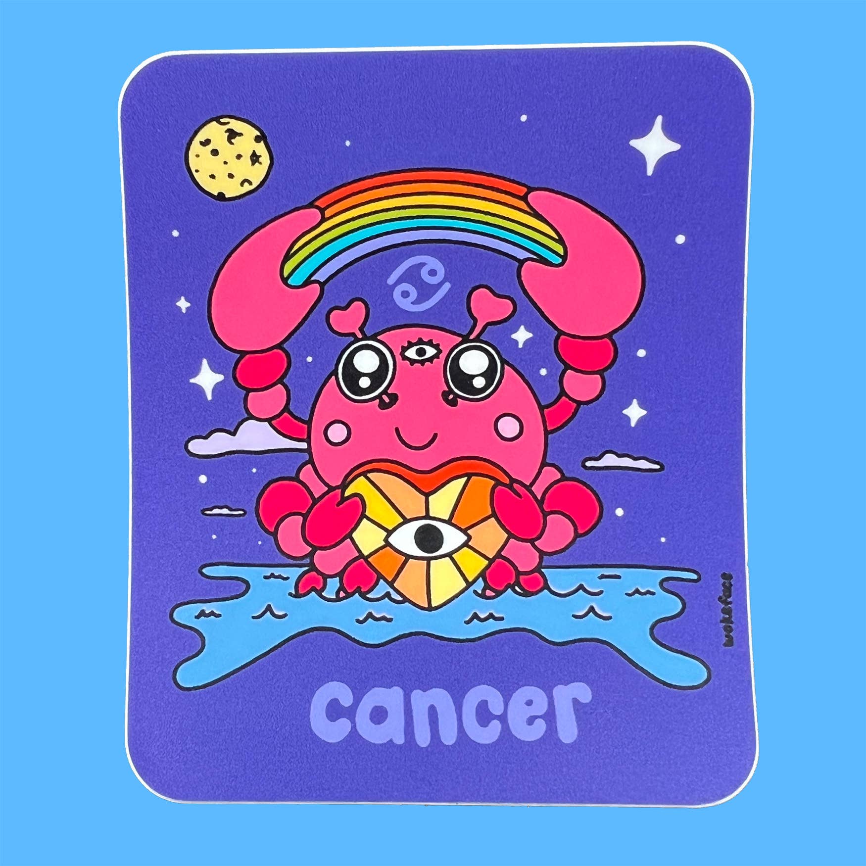 Sticker - Zodiac: Cancer - Pigeon's Roller Skate Shop