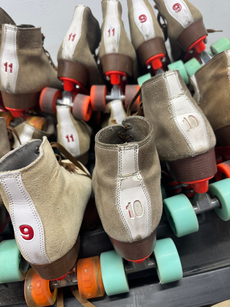 Used Leather Roller Rink Rental Skates