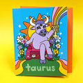 Greeting Card - Zodiac: Taurus - Pigeon's Roller Skate Shop