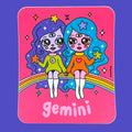 Sticker - Zodiac: Gemini - Pigeon's Roller Skate Shop
