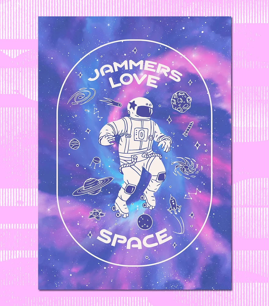 Create and Skate Factory - Print - JAMMERS LOVE SPACE