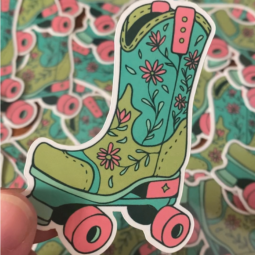Create and Skate Factory - Sticker - COUNTRY SKATE - Pigeon's Roller Skate Shop