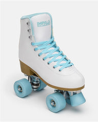 Impala skates cheapest white pink wheels blue laces