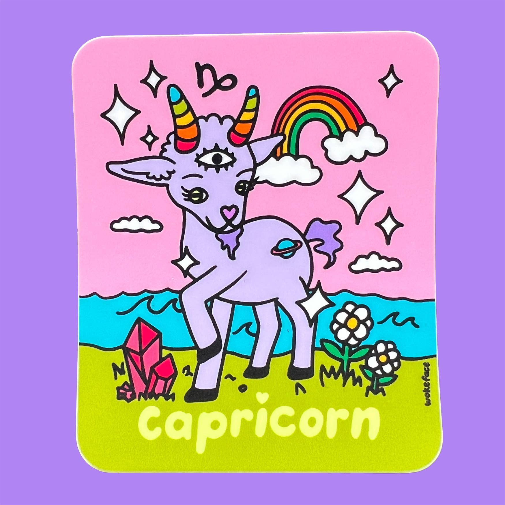 Sticker - Zodiac: Capricorn - Pigeon's Roller Skate Shop