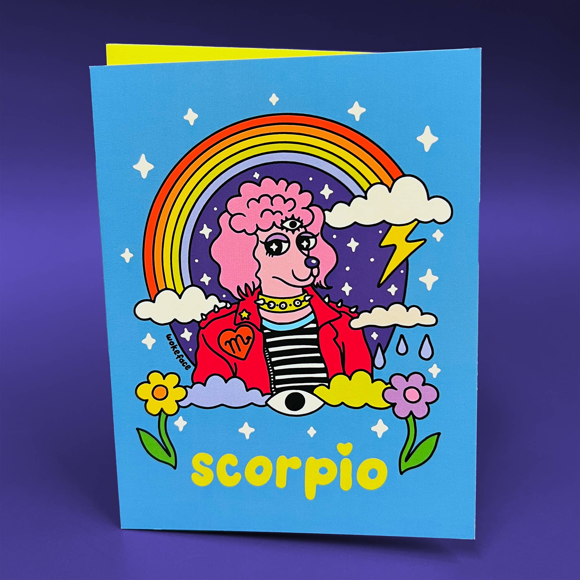 Greeting Card - Zodiac: Scorpio - Pigeon's Roller Skate Shop