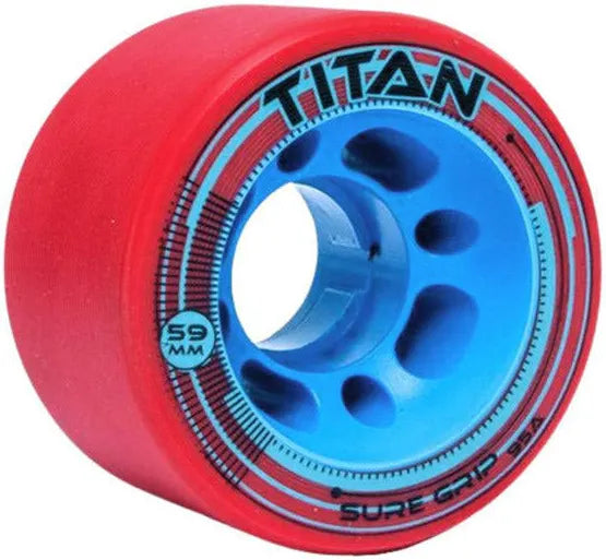 Titan Wheels - Red 95a
