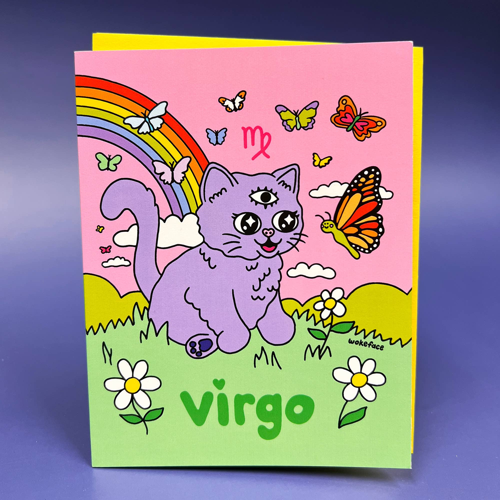 Greeting Card - Zodiac: Virgo - Pigeon's Roller Skate Shop