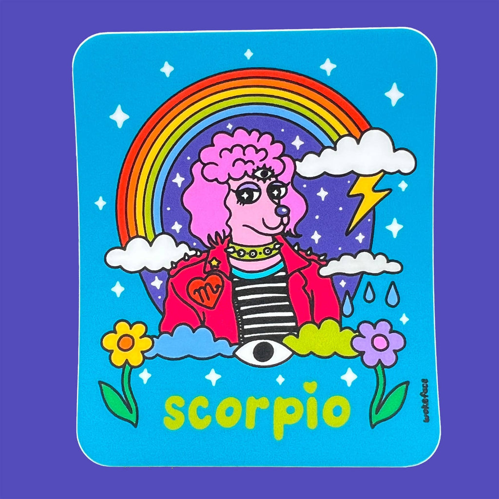 Sticker - Zodiac: Scorpio - Pigeon's Roller Skate Shop