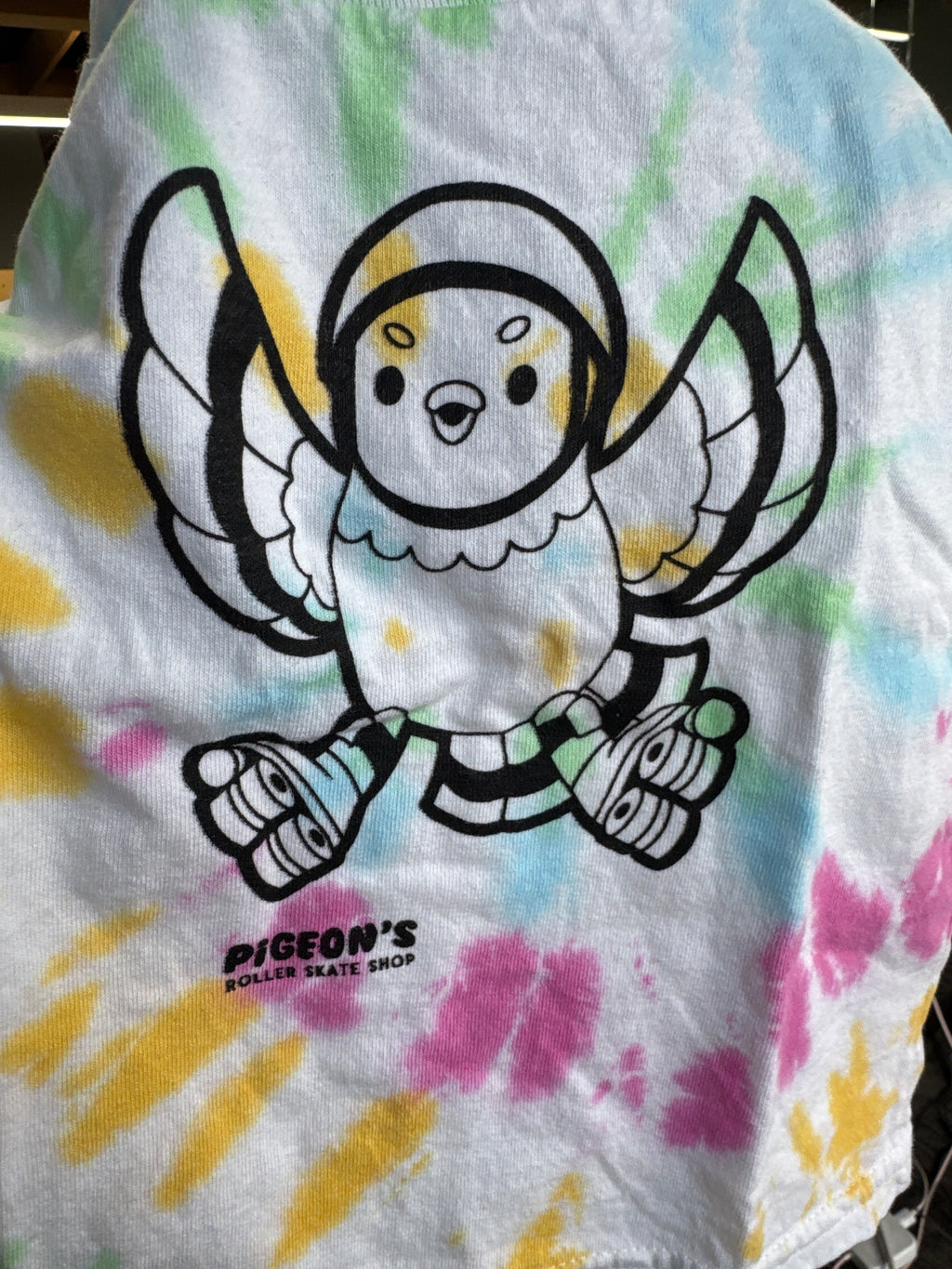 Pigeon Toddler Tee - Pigeon's Roller Skate Shop