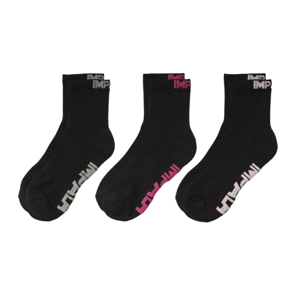 Impala Everyday Sock 3pk - BLACK - Pigeon's Roller Skate Shop