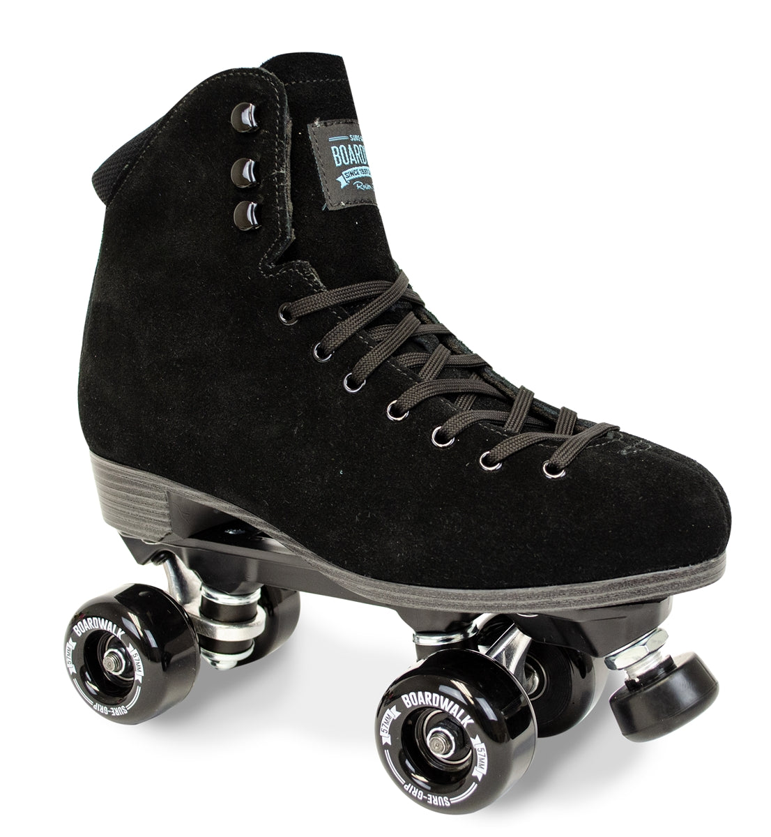 Sure Grip Boardwalk Plus - BLACK - Pigeon's Roller Skate Shop