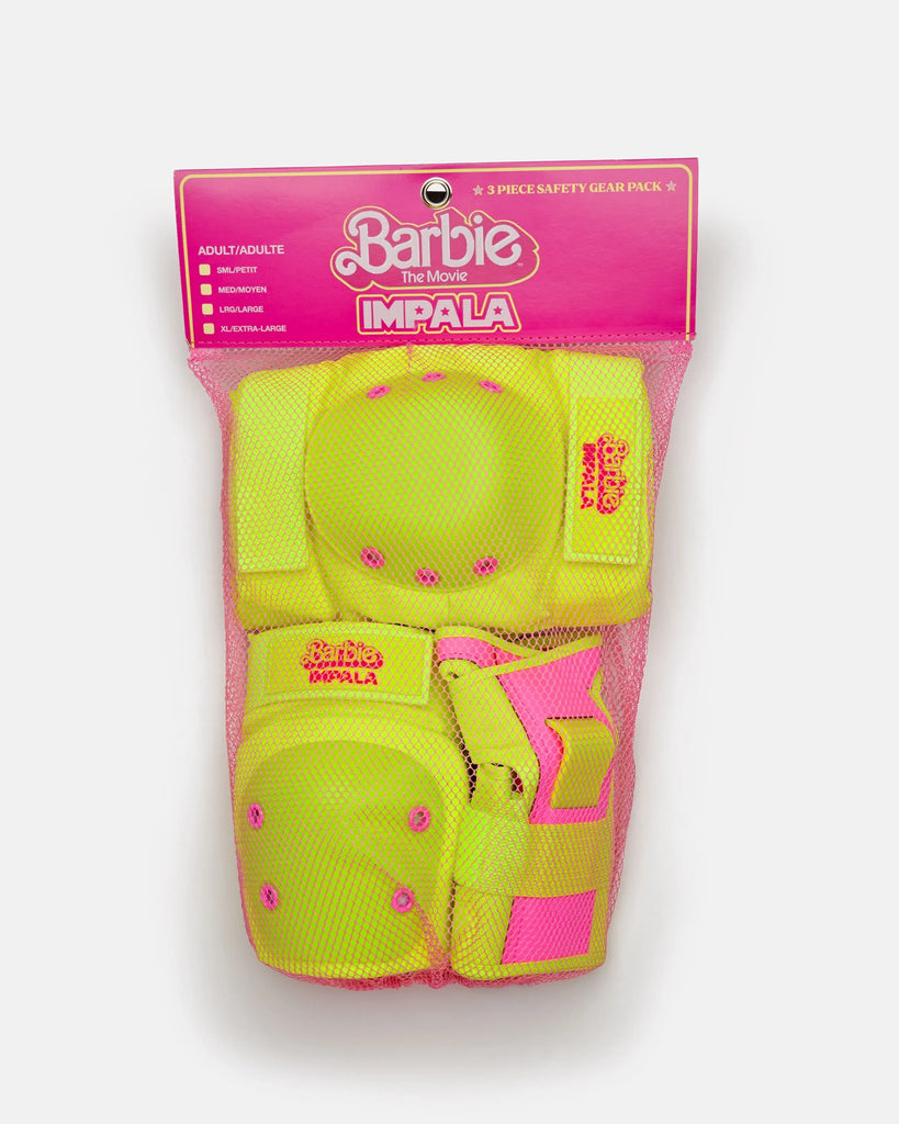 STAMP Girls Helmet Elbow Knee Pads Barbie, Pink, S STAMP Girls Helmet Elbow Knee Pads Barbie, Pink, S
