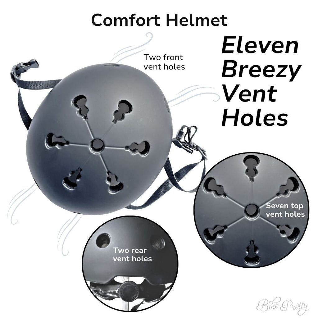 Straw Hat Bike Helmet - Comfort - Pigeon's Roller Skate Shop