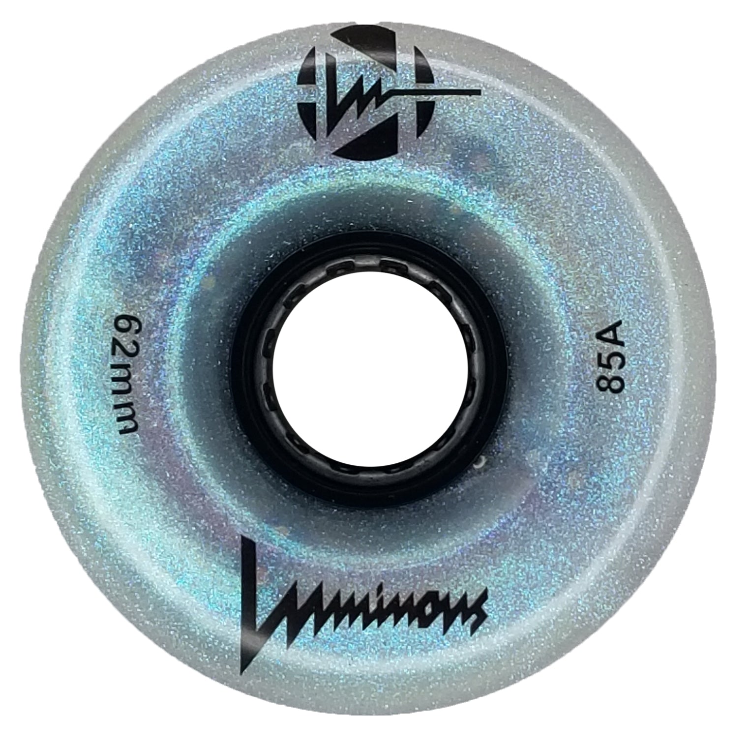 Luminous Light Up Wheels - BLACK PEARL - Pigeon's Roller Skate Shop