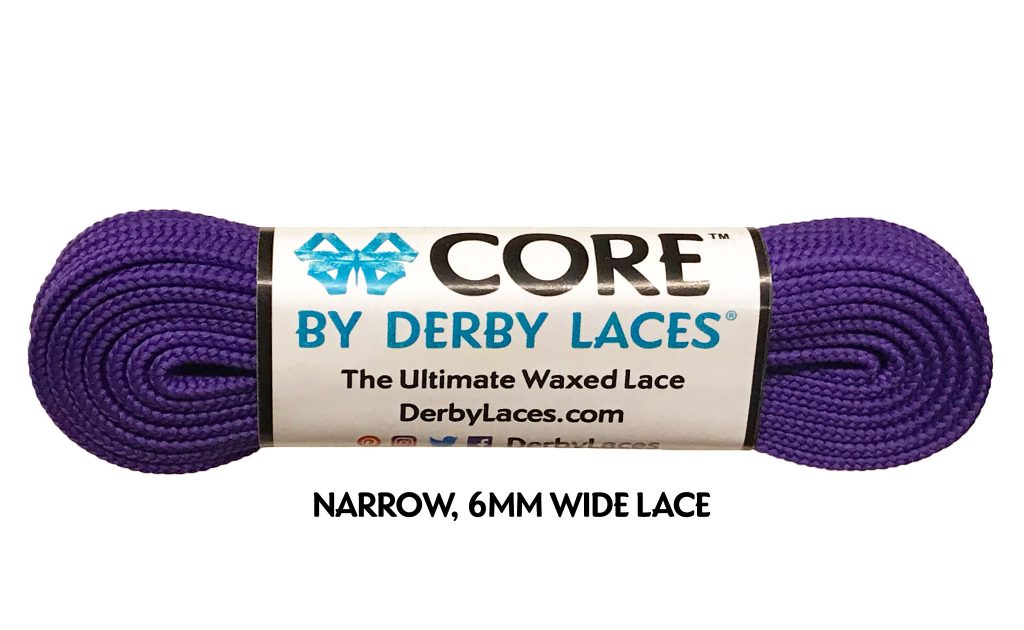 Purple CORE Derby Laces - Pigeon's Roller Skate Shop