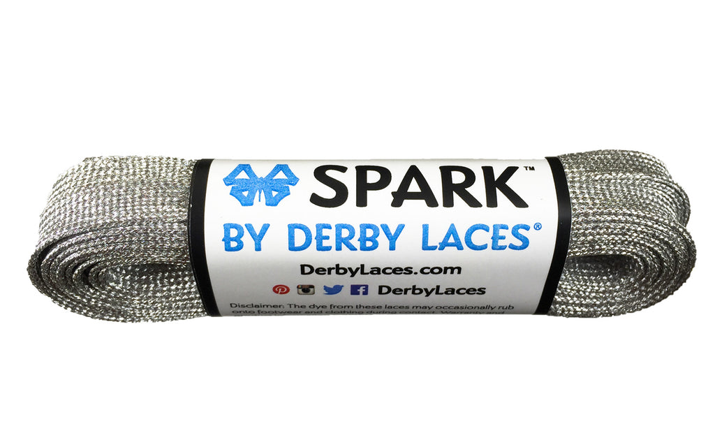 Spark Laces - SILVER 108"