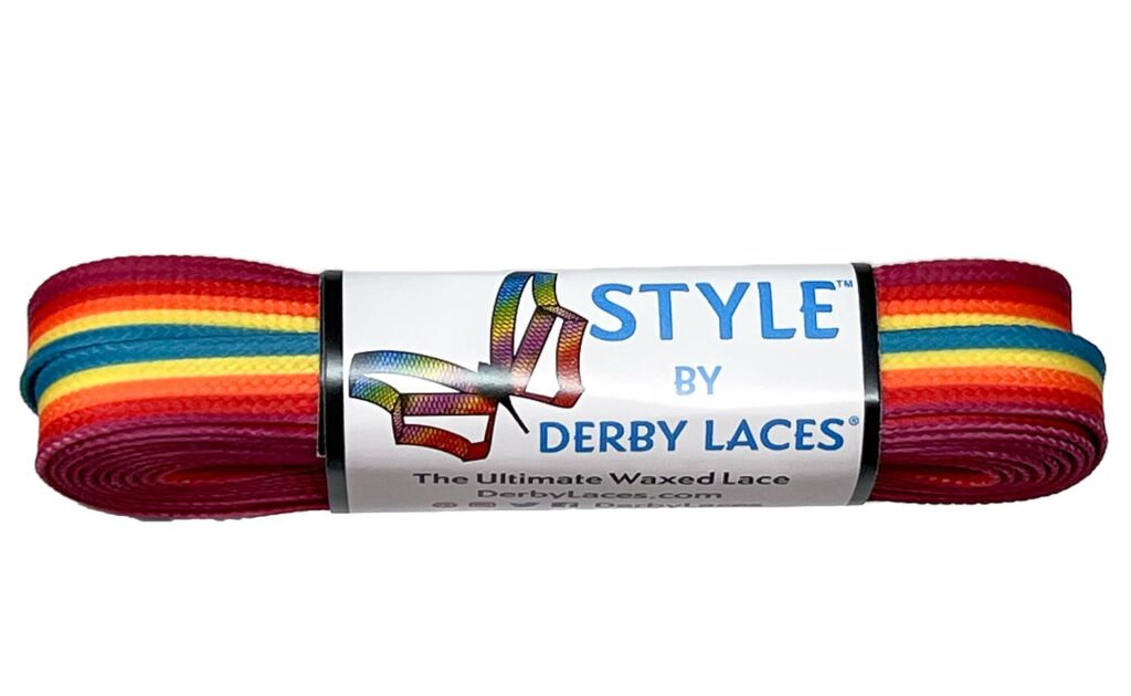 Derby Laces - RAINFOREST SUNSET 96" - Pigeon's Roller Skate Shop
