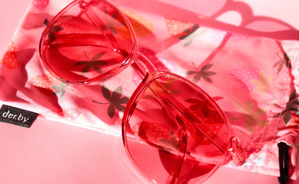 Derby Mood Glasses - STRAWBERRY PINK