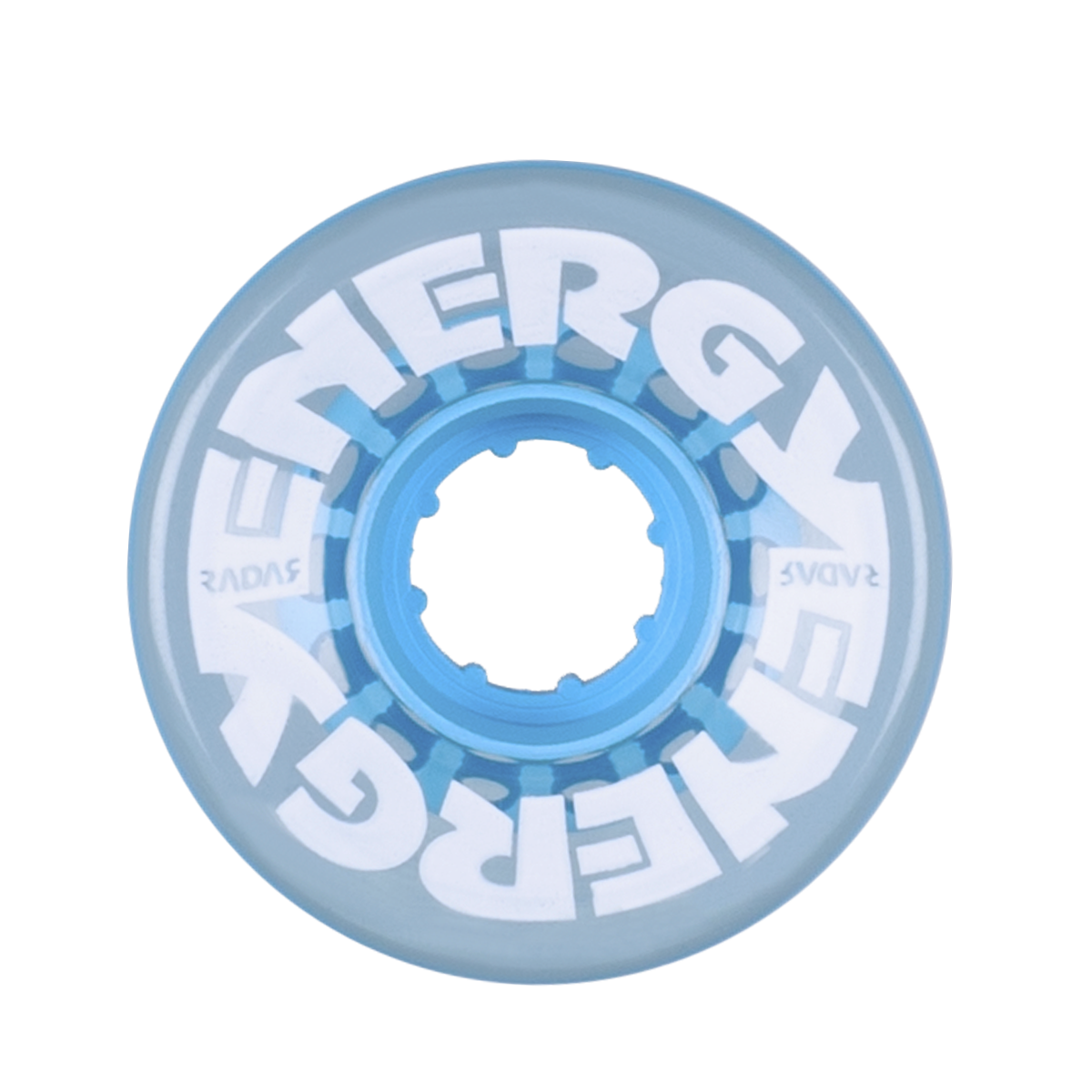 Radar Energy Wheels - CLEAR BLUE 57MM - Pigeon's Roller Skate Shop