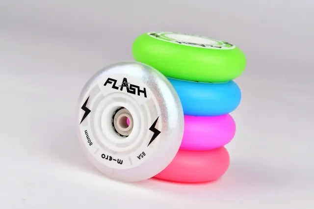 Micro FLASH Inline Wheel 8PK - Pigeon's Roller Skate Shop