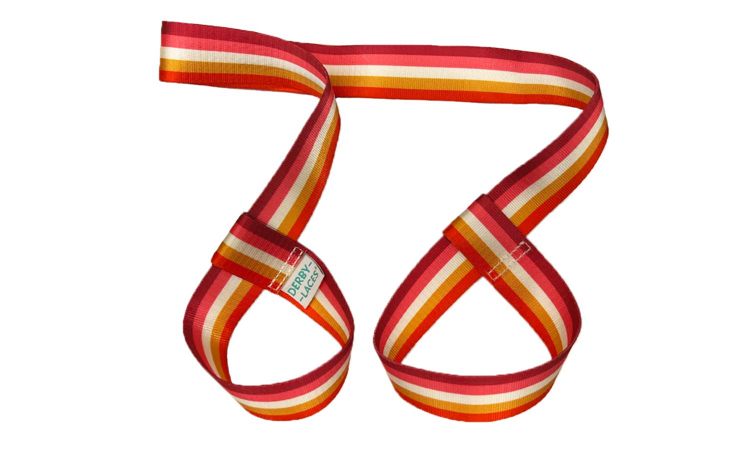 Skate and Gear Strap - LESBIAN FLAG STRIPE 54" - Pigeon's Roller Skate Shop