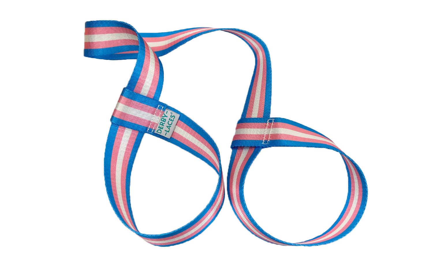 Skate and Gear Strap - TRANS PRIDE STRIPE 54" - Pigeon's Roller Skate Shop