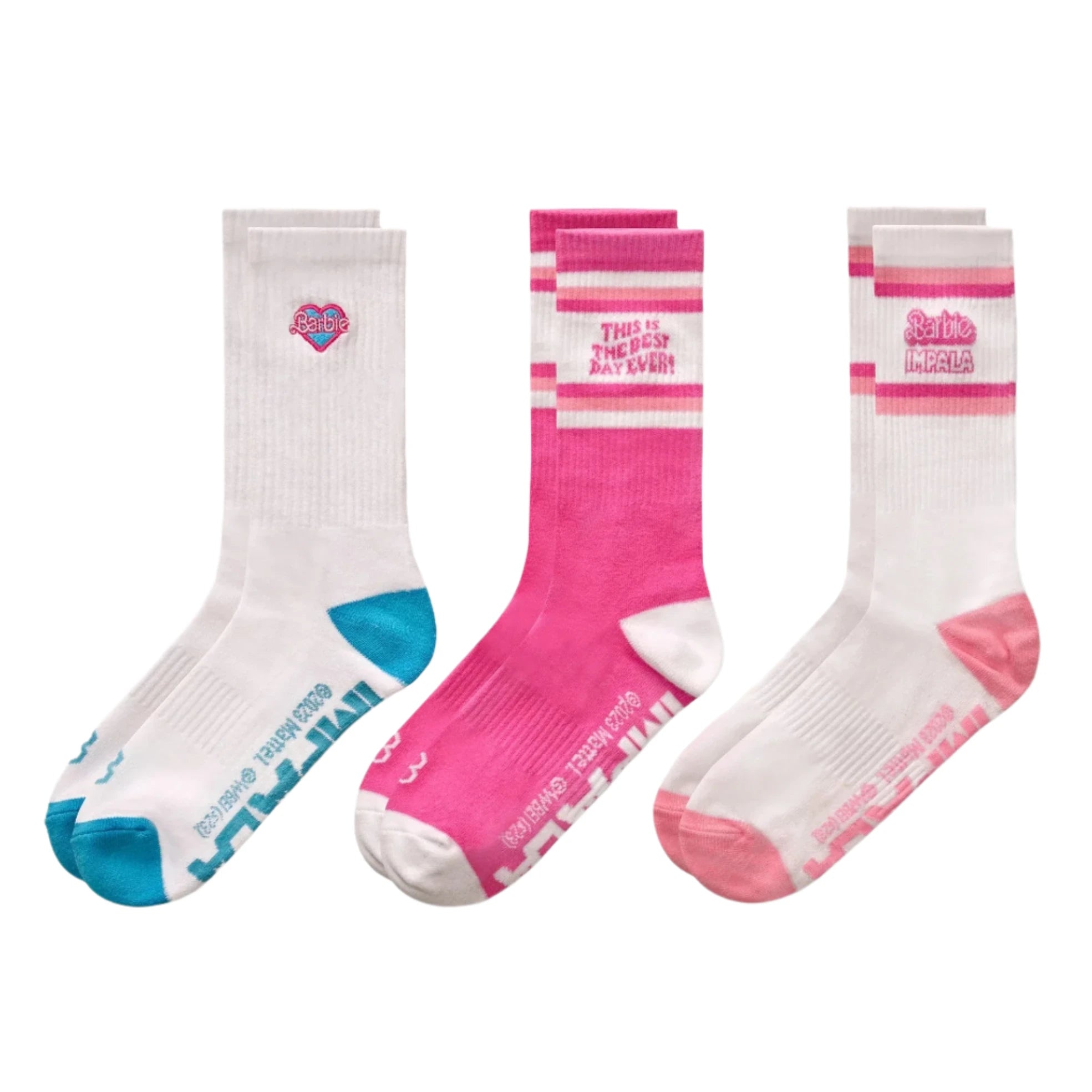 Impala Skate Socks 3pk - BARBIE - Pigeon's Roller Skate Shop