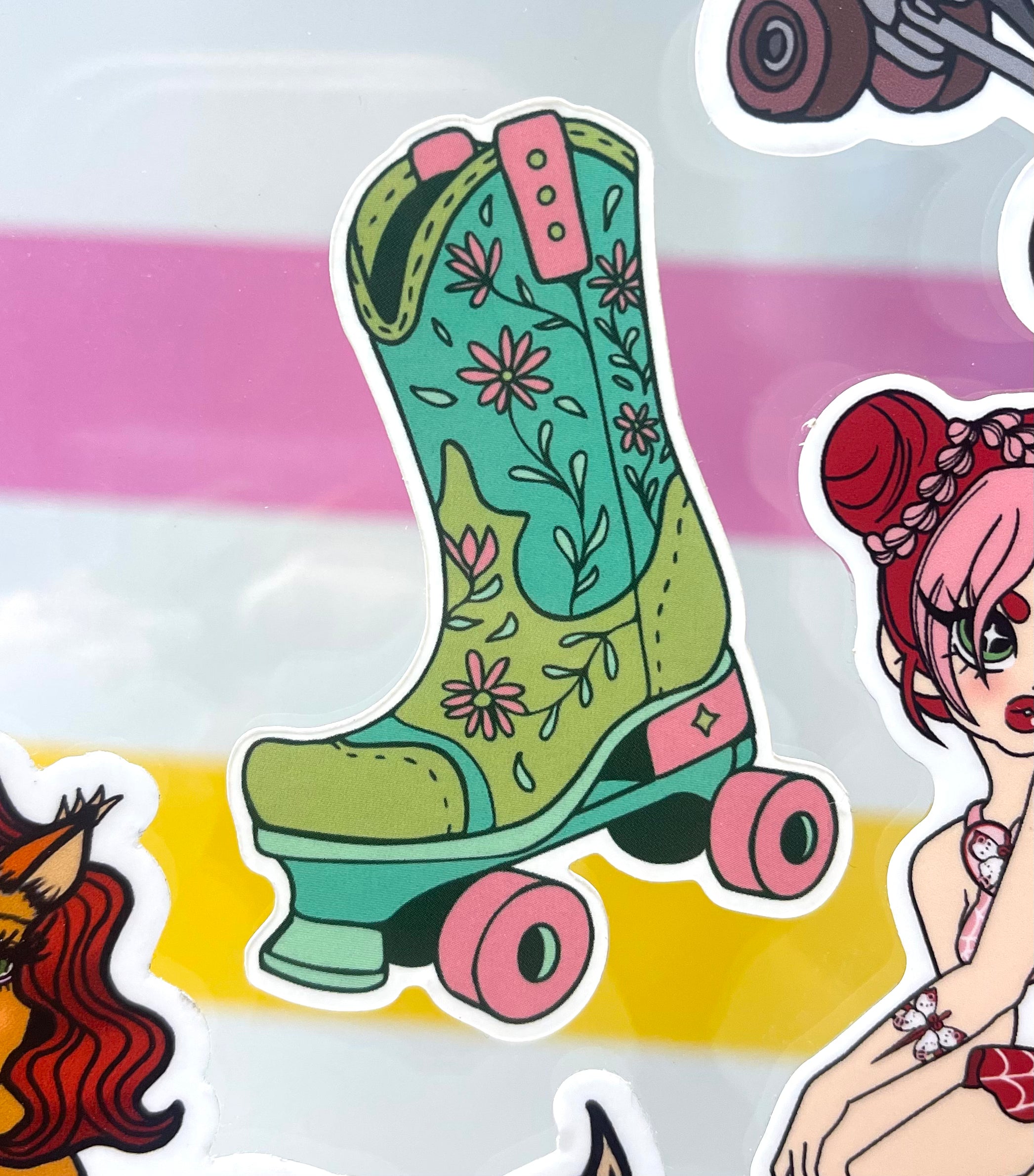 Create and Skate Factory - Sticker - COUNTRY SKATE - Pigeon's Roller Skate Shop
