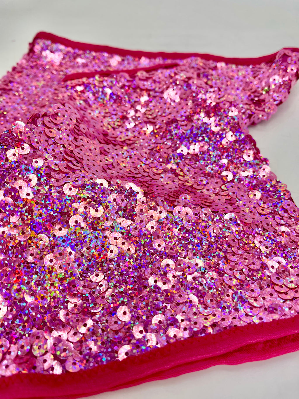 Roller Skate Boot Covers - PINK SEQUINS - Pigeon's Roller Skate Shop