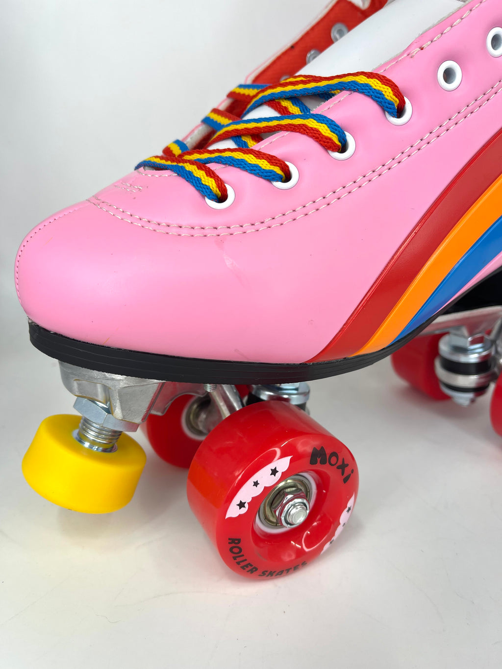 Moxi Rainbow Rider PINK - SIZE 10 *BLEM* - Pigeon's Roller Skate Shop