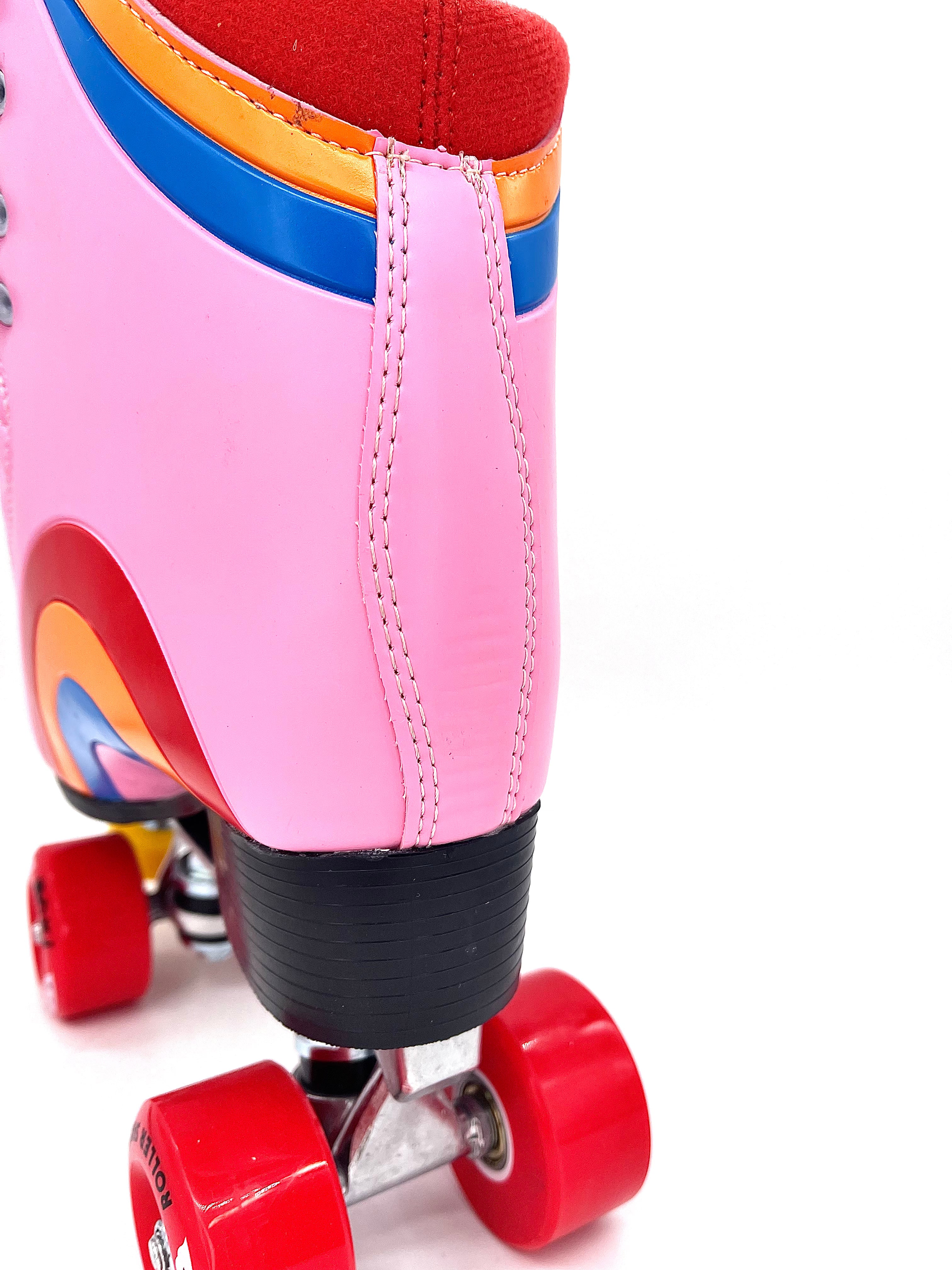 Moxi Rainbow Rider PINK - SIZE 9 *BLEM* - Pigeon's Roller Skate Shop