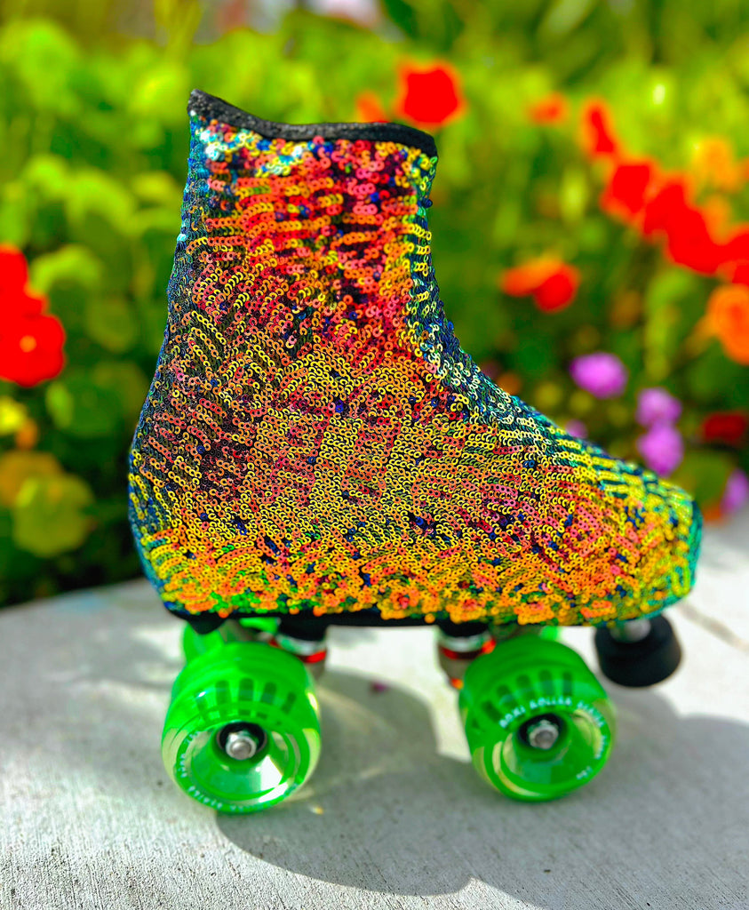 Roller Skate Boot Covers - MULTICOLOR SEQUINS