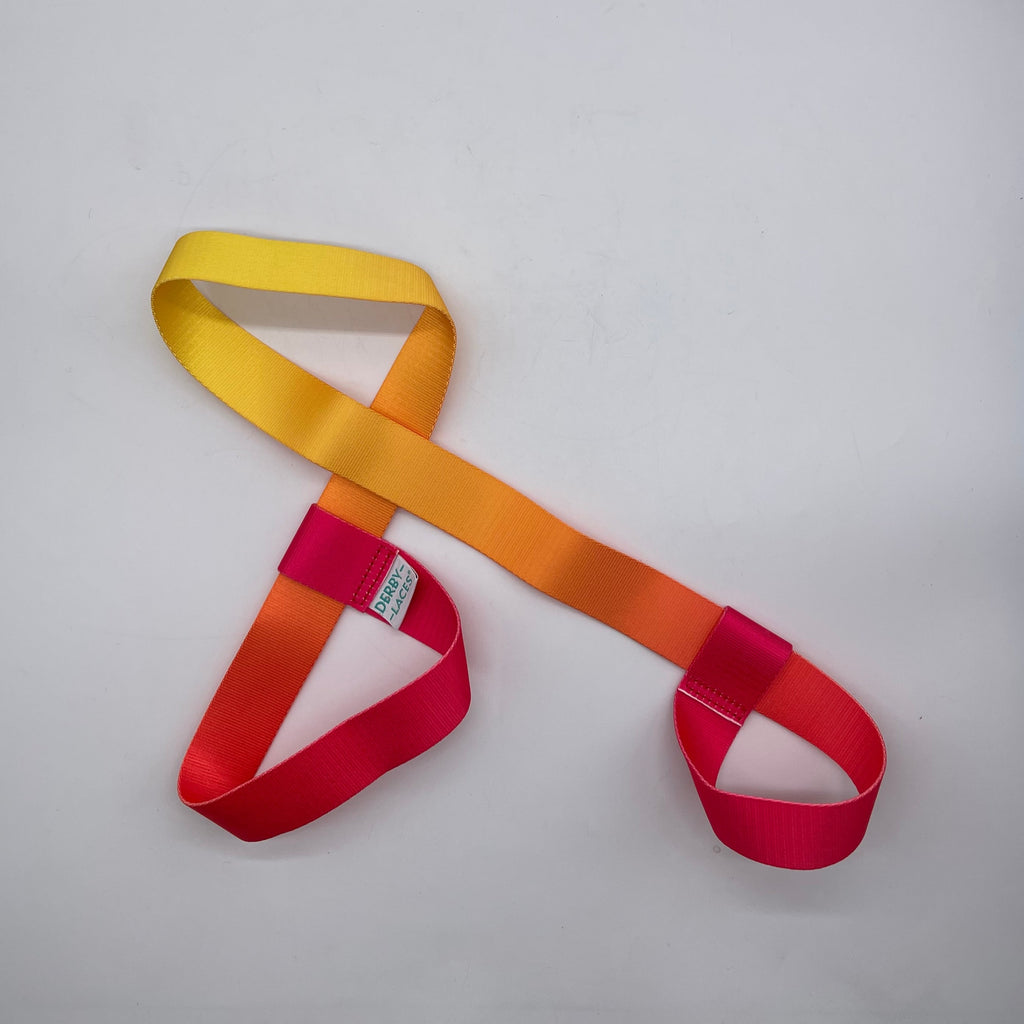 Skate and Gear Strap - OMBRE RED YELLOW FLAME 54"