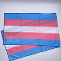 Derby Ice Instant Cooling Towel - TRANS PRIDE FLAG - Pigeon's Roller Skate Shop