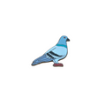Pigeon Pin - Pigeon's Roller Skate Shop