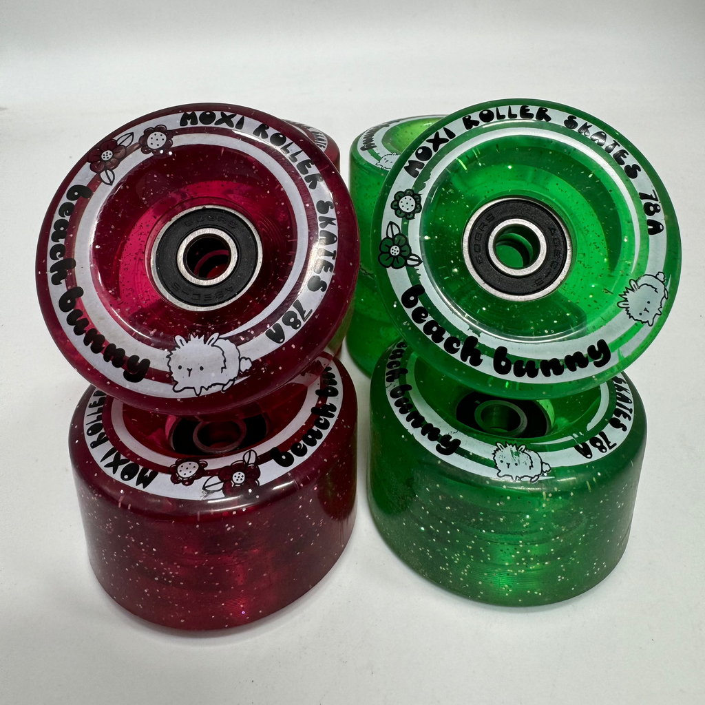 Moxi - Mismatched Beach Bunny Wheels with Bearings 8pk *BLEM*