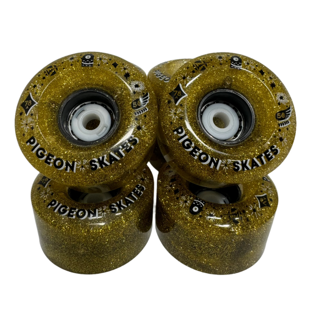 Luminous x Pigeon Skates - Gold 8pk - 78A - 58MM *BLEM*