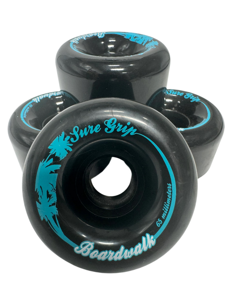 Sure-Grip - Boardwalk Outdoor Wheels- Black - 65mm 78A 4PK